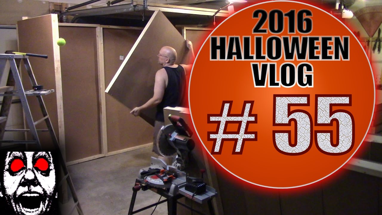 Build A Haunted House Maze #1 | DIY Halloween Vlog 2016 #55: Wall Hacks
