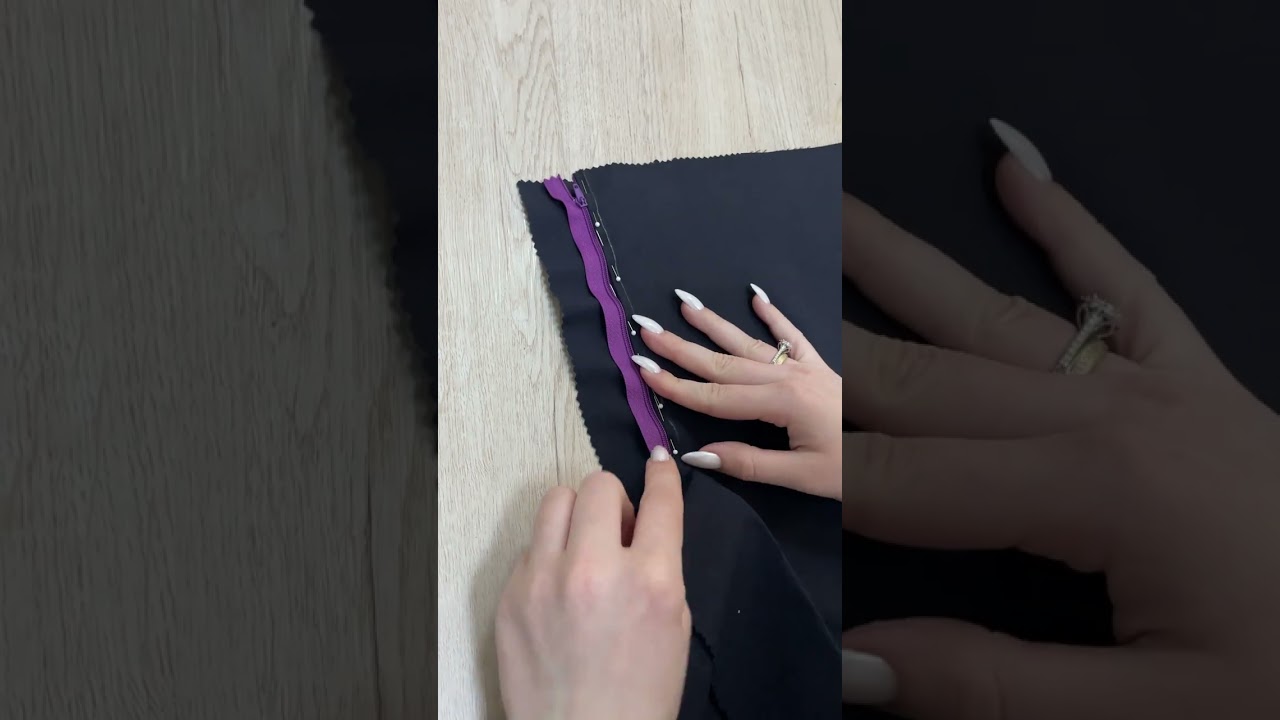 Pantolonda patletli fermuar çalışması 