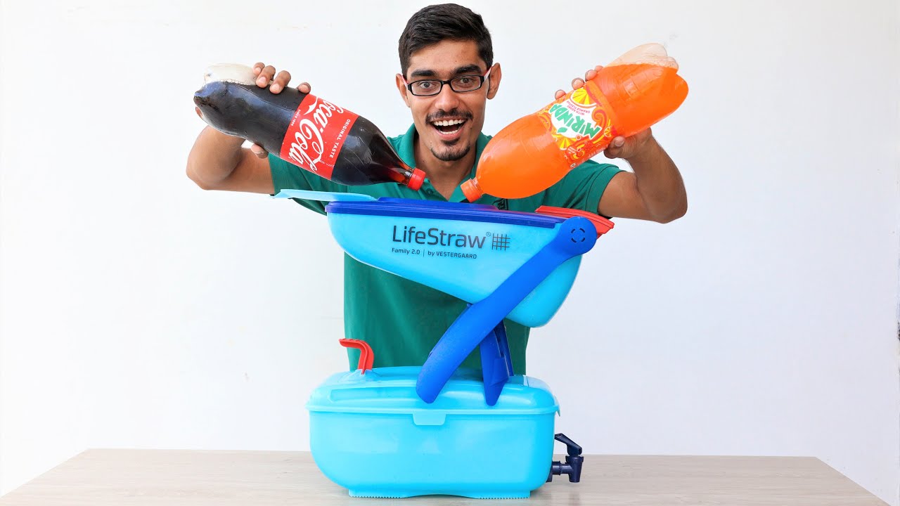 Can We Filter Coca Cola Using LifeStraw? क्या कोका कोला से पानी निकल सकता है?