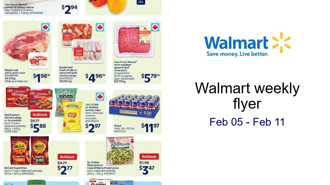 Walmart weekly flyer Feb 05 - Feb 11