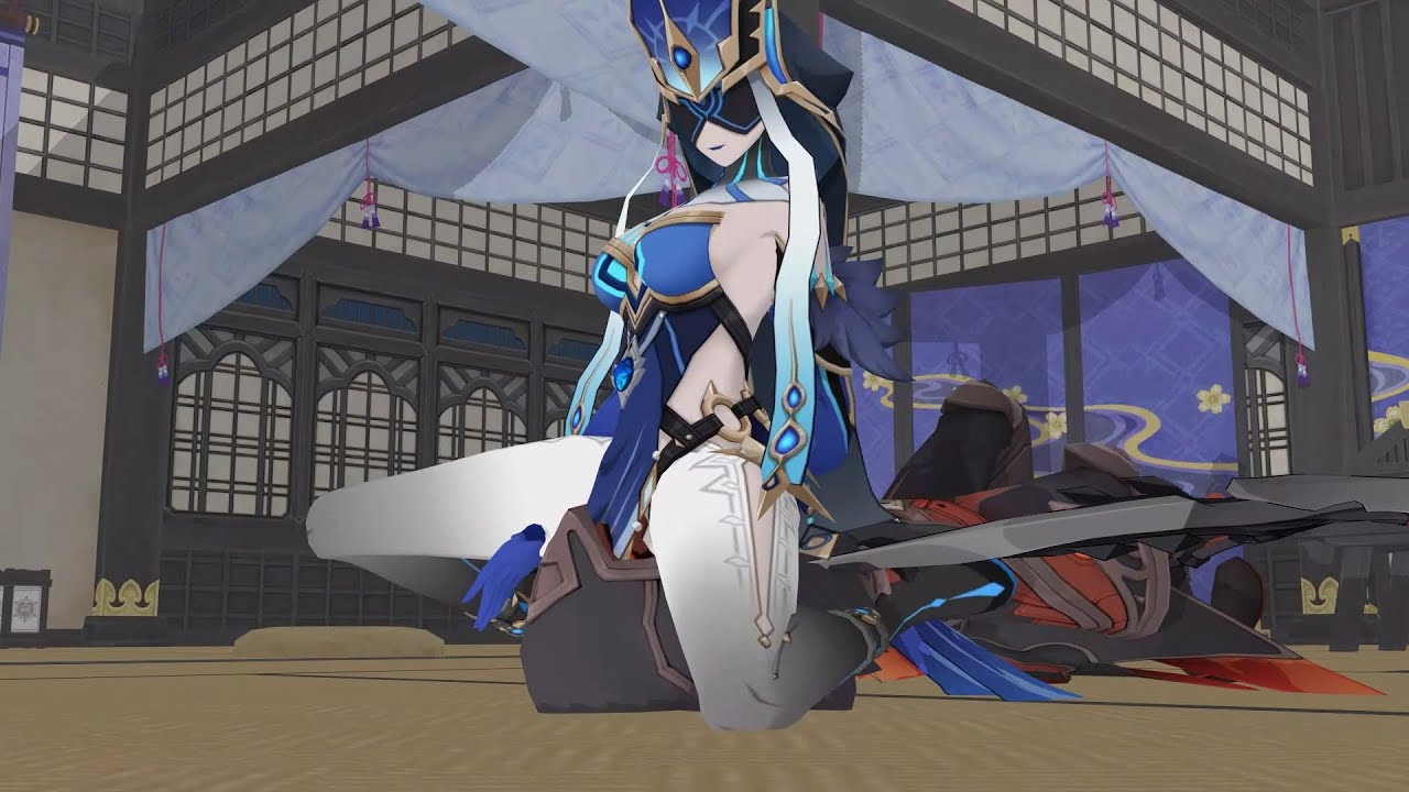 MMD Genshin Wrestling - Fatui Training