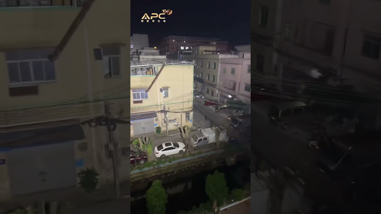 600W LED Light - Real-shot Irradiation Effect at 20m Height
