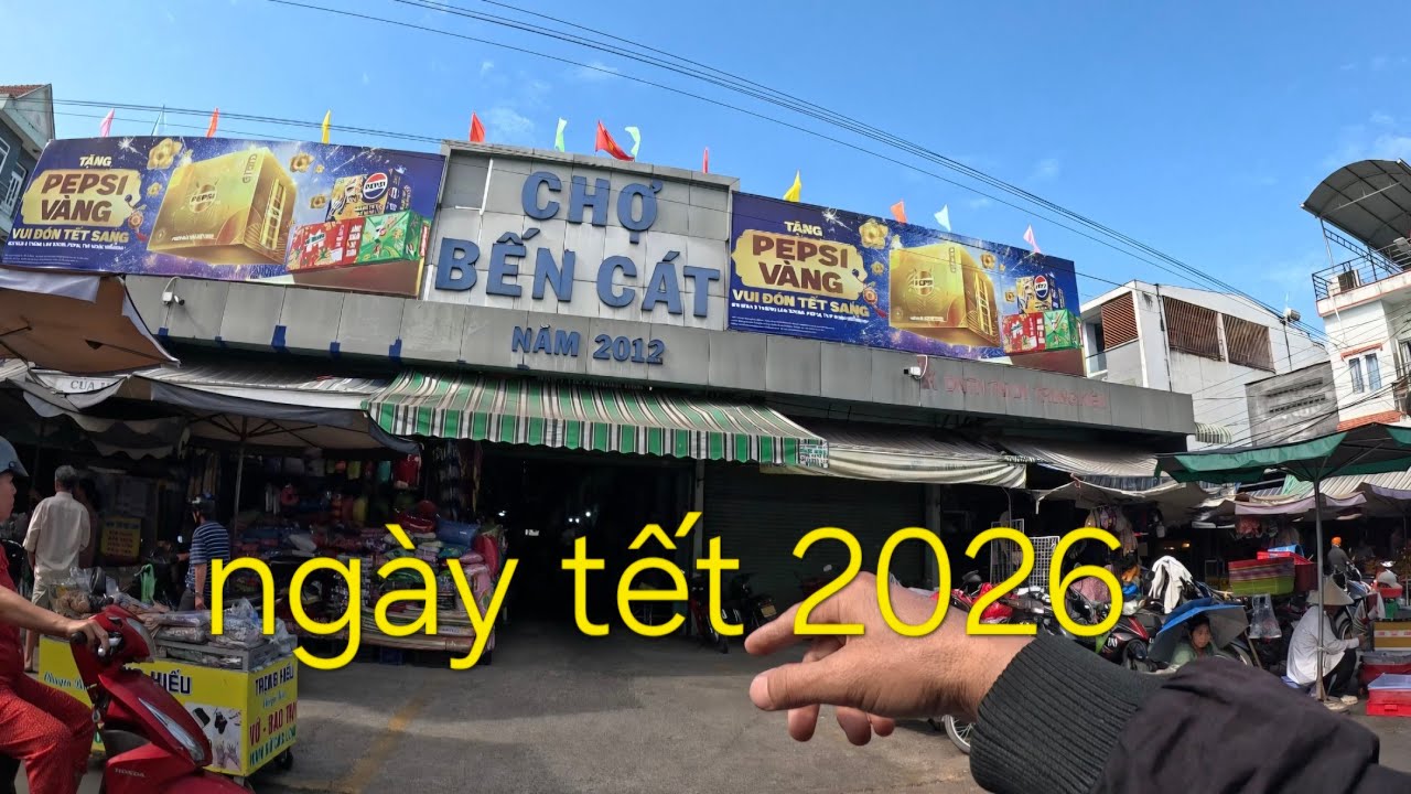 CHỢ BẾN CÁT TPHCM #chợtết #chotet2026 #chohoatphcm