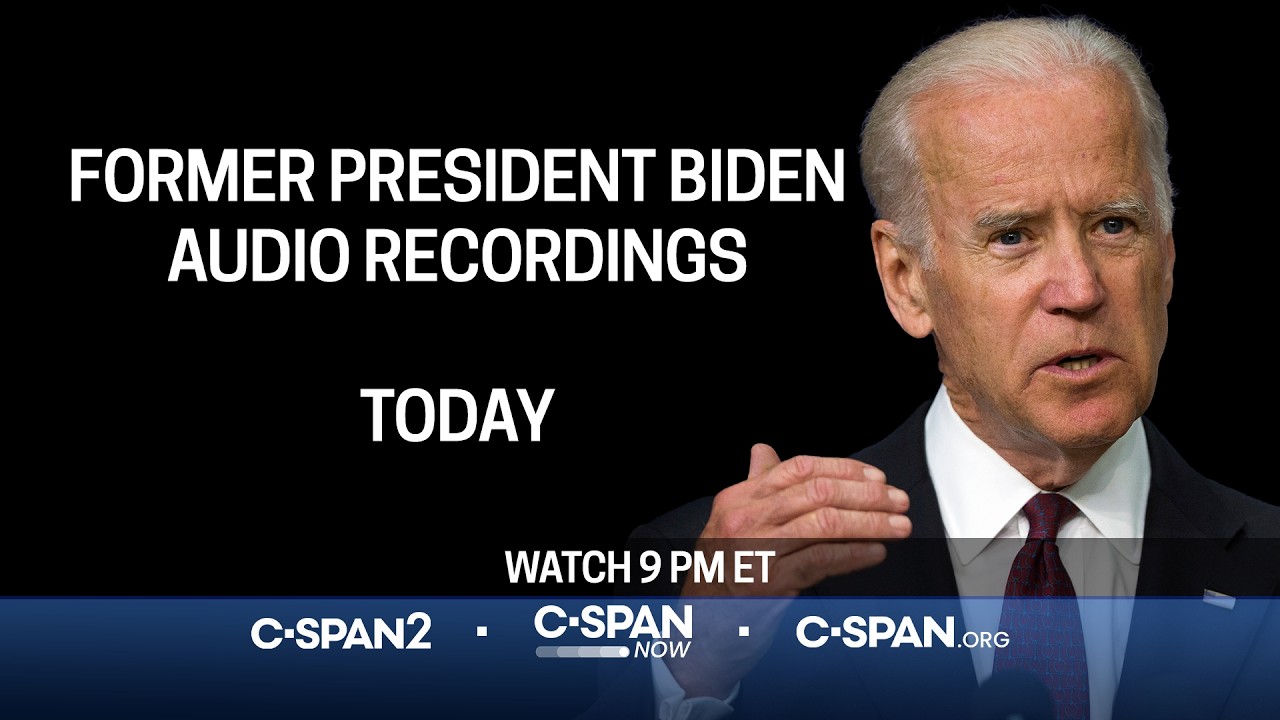 Former President Biden Audio Recordings with Memoir Ghostwriter