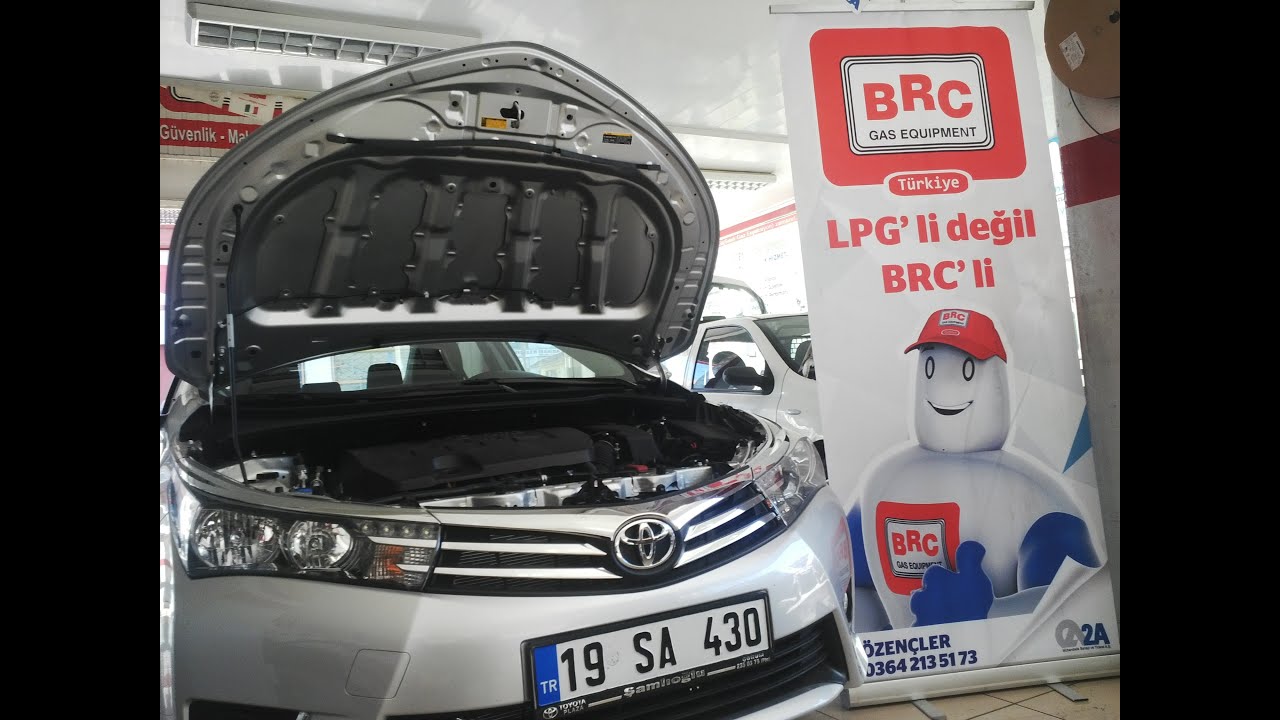 Toyota Yeni Corolla Detaylı BRC MY11 Montajı (Çorum - Özençler Otogaz)