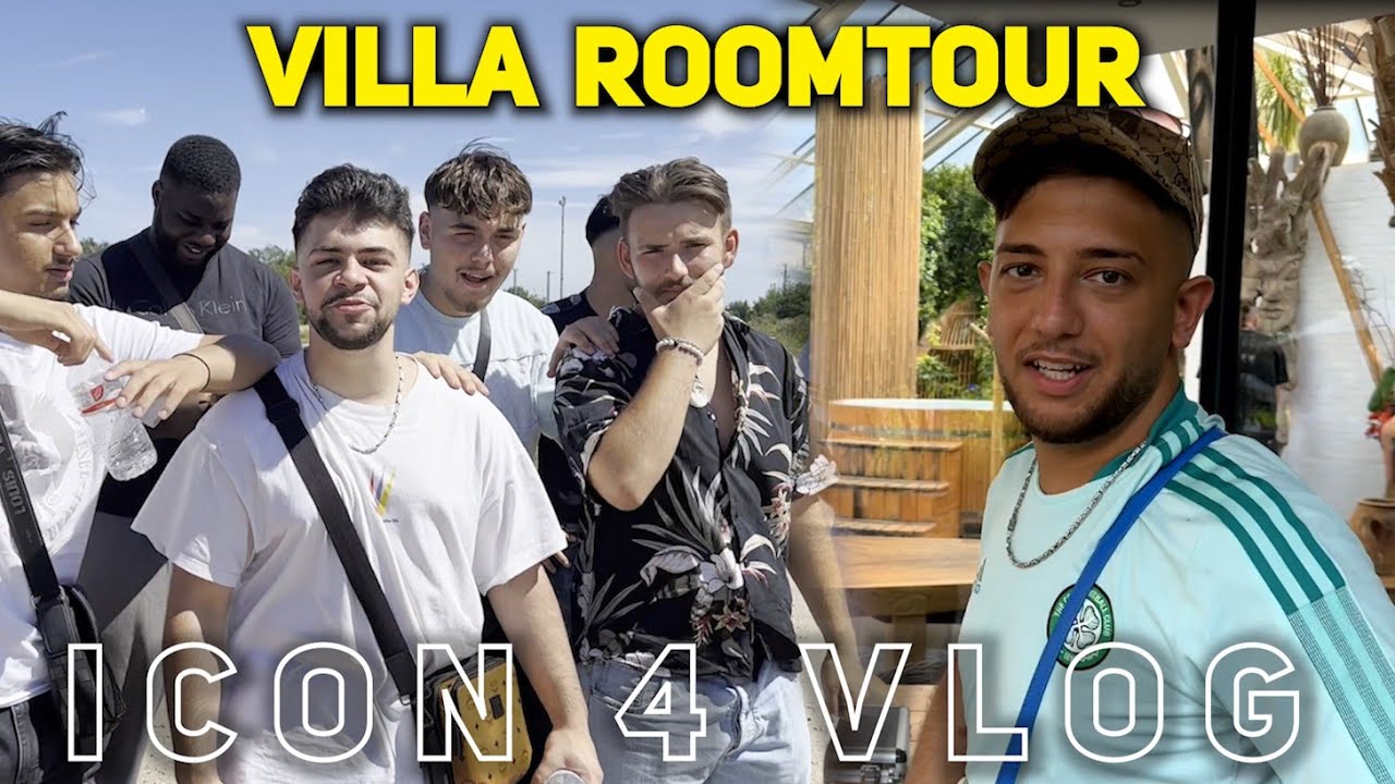 FREESTYLE BATTLES mit ICON 4 KANDIDATEN + VILLA ROOMTOUR! | ICON 4 VILLA VLOG #tag1