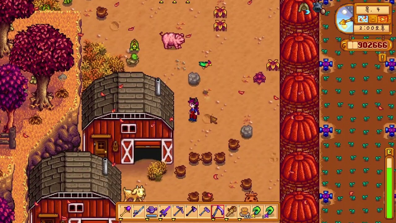 Stardew Valley를 했다. (4년째, 가을 4~18일)