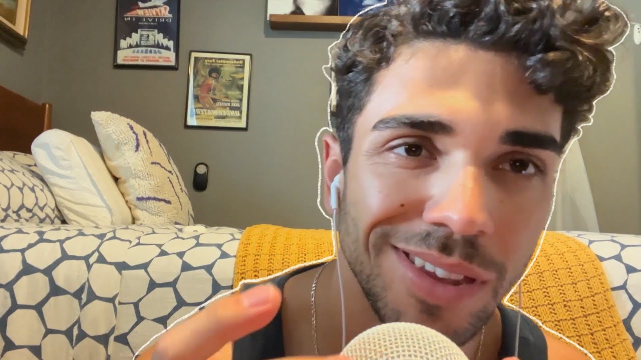 ASMR Microphone Gripping and Close Whispers