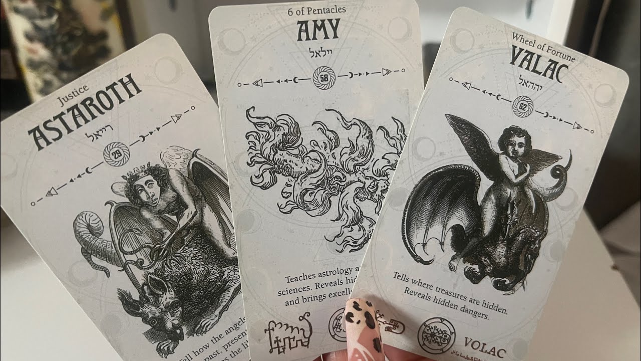 Messages from your Demon🤔💬🖤 PICK A CARD TAROT 