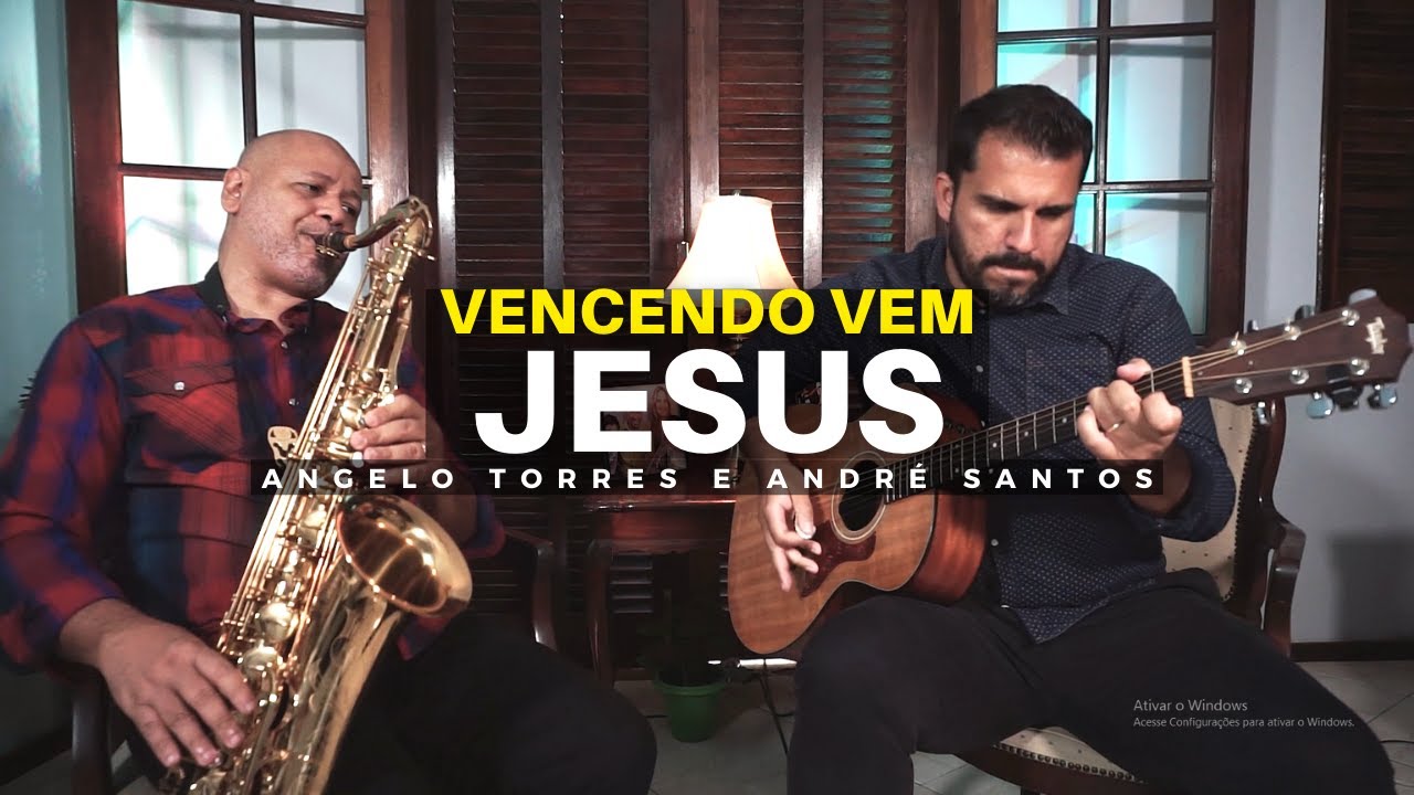 VENCENDO VEM JESUS - Angelo Torres e André Santos / Sax Cover [ Releitura instrumental Harpa Cristã]