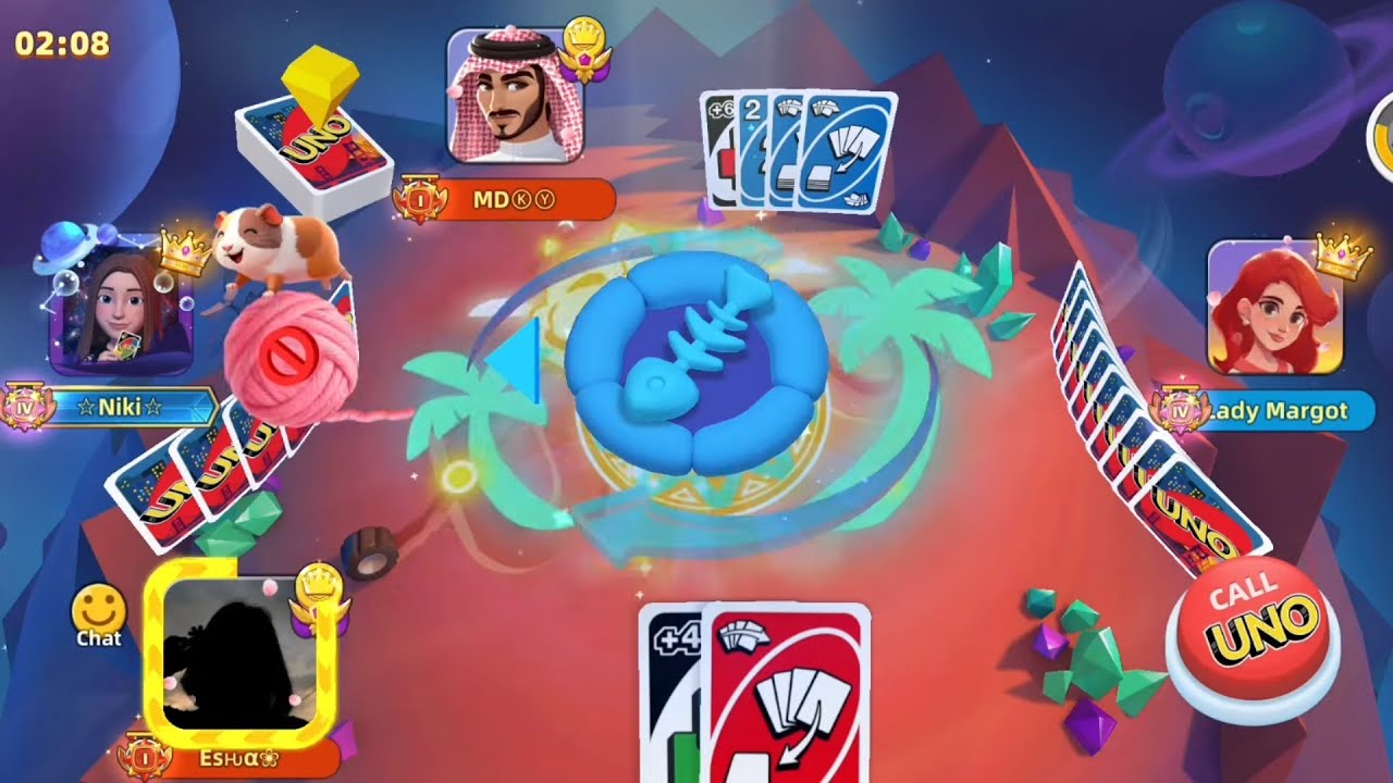 Uno Mobile Game || Go Wild x1000 Wild +6 with Discard All Card