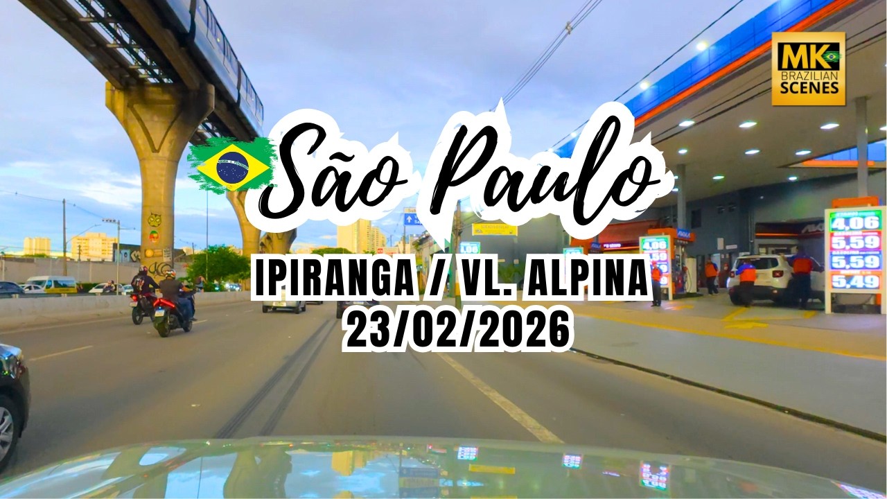 23/02/2026 - Brazil’s Real Streets 4K - São Paulo Urban Life | Ipiranga to Vila Alpina - 00053