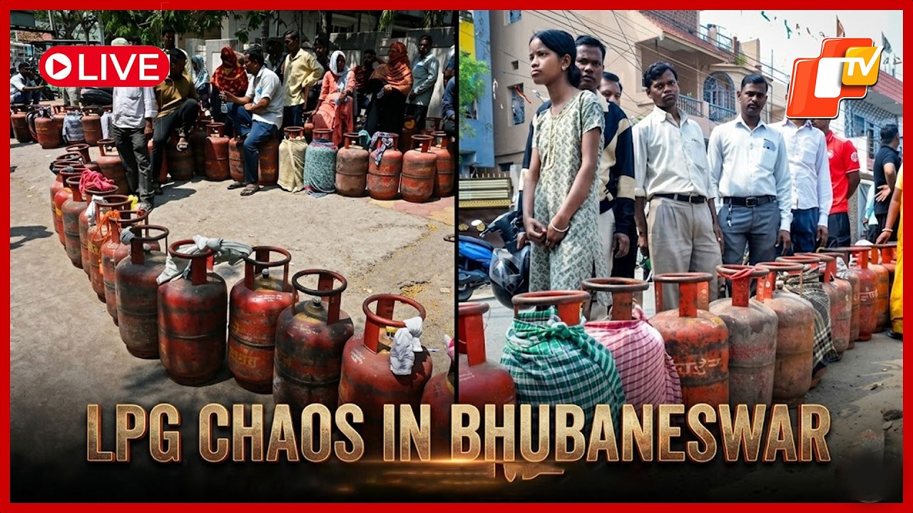 No Gas Even After Hours: Tension Erupts Outside Agency In Bhubaneswar