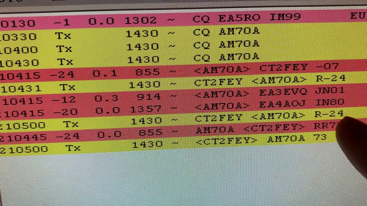 Modo FT8 qso