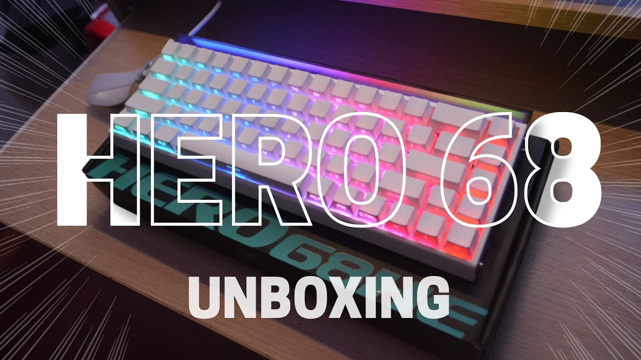 Valeu a pena? HERO 68 HE Unboxing + Software [TECLADO MAGNÉTICO TOP]
