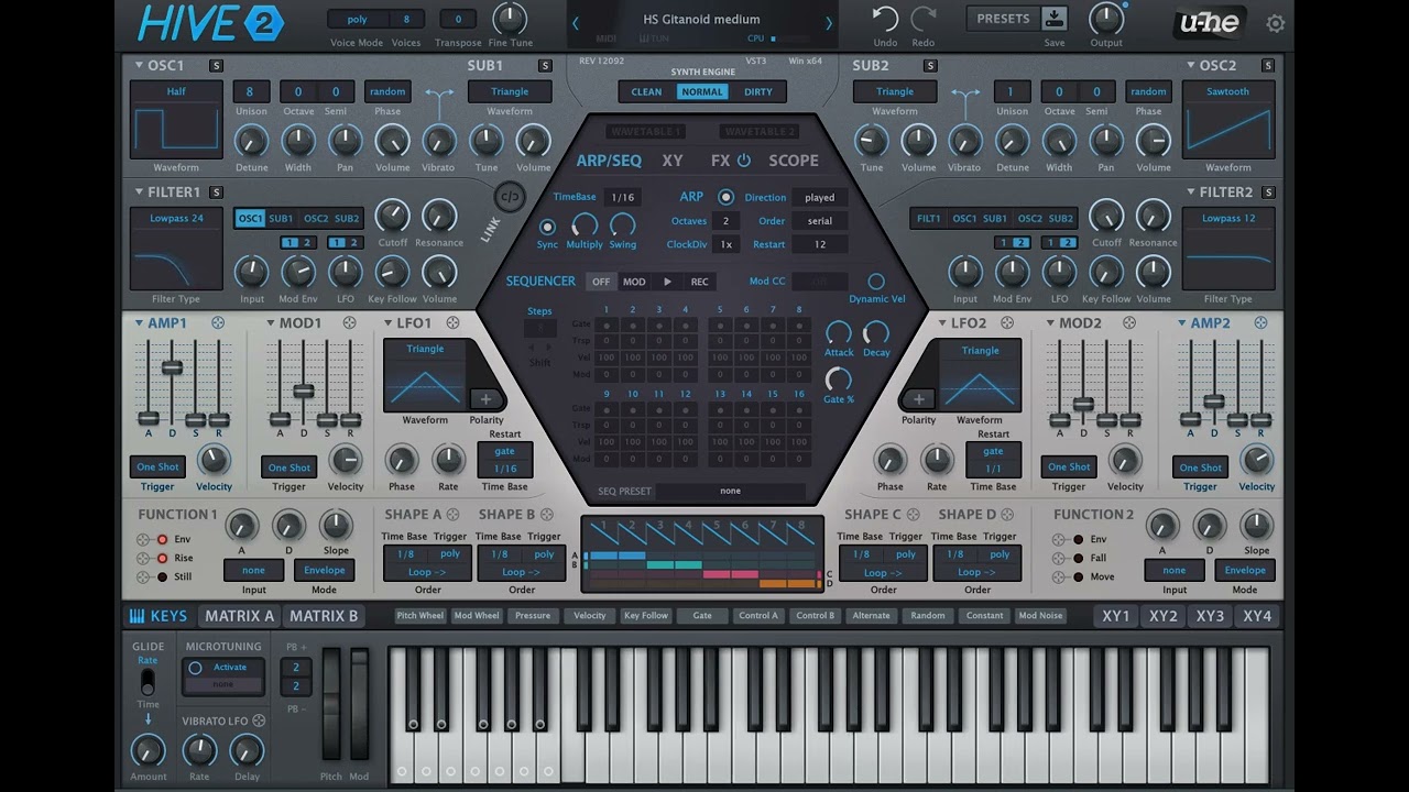 U-he's Hive 2 and a beautiful melodic preset by Howard Scarr