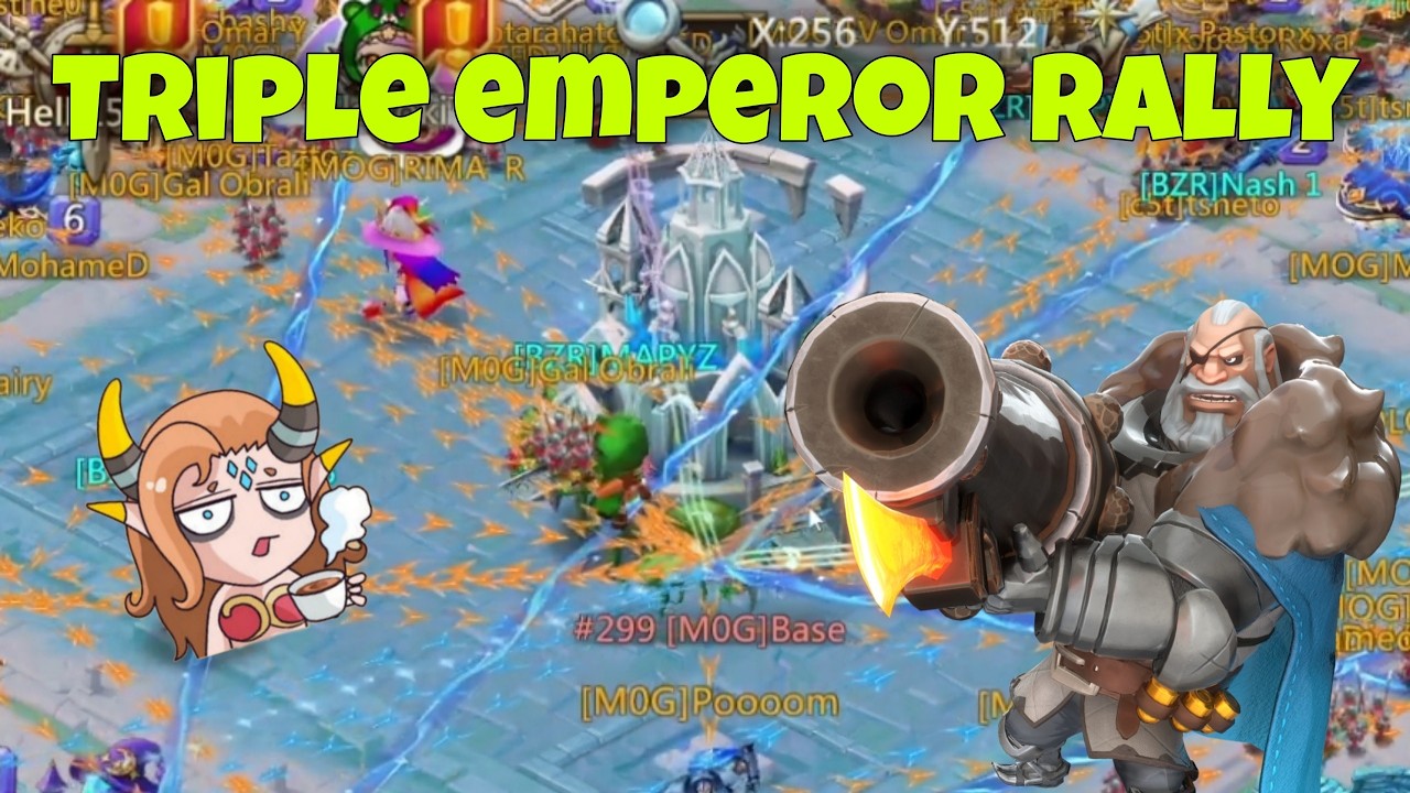 Lords Mobile - We totally lost wonders. But we didnt have numbers. Tripple rally at the end