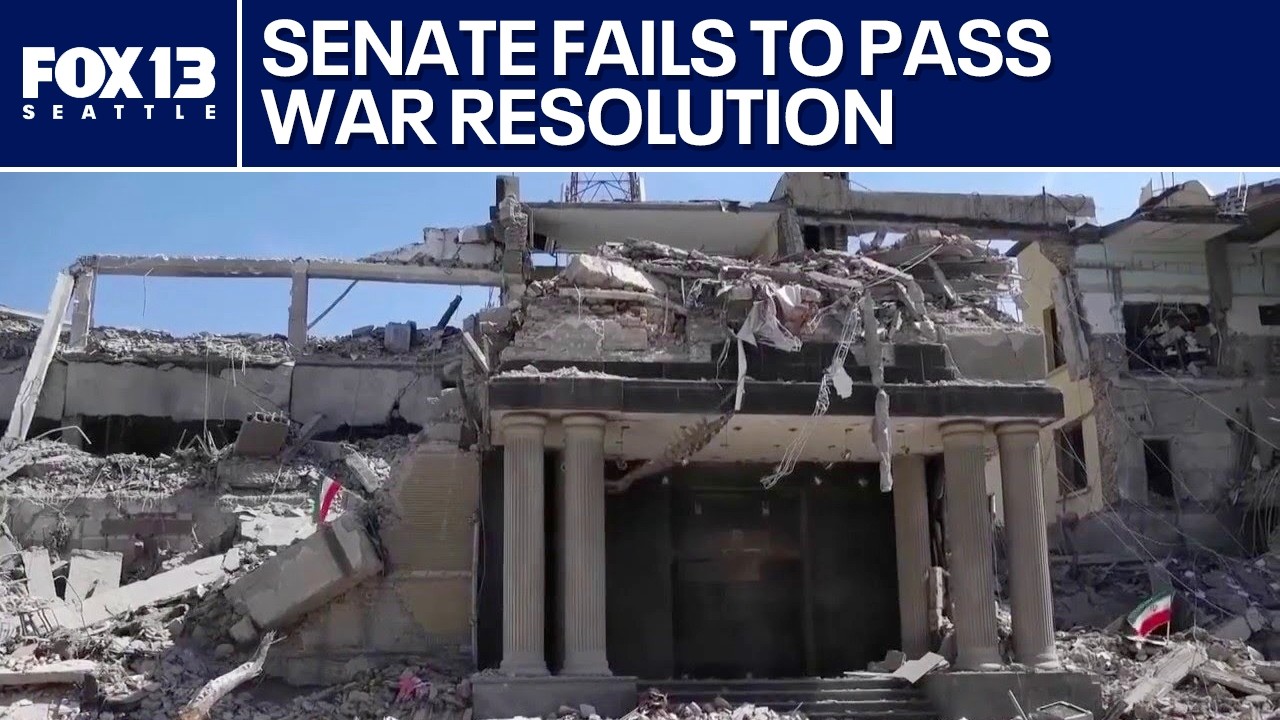 Senate fails to pass war powers resolution | FOX 13 Seattle