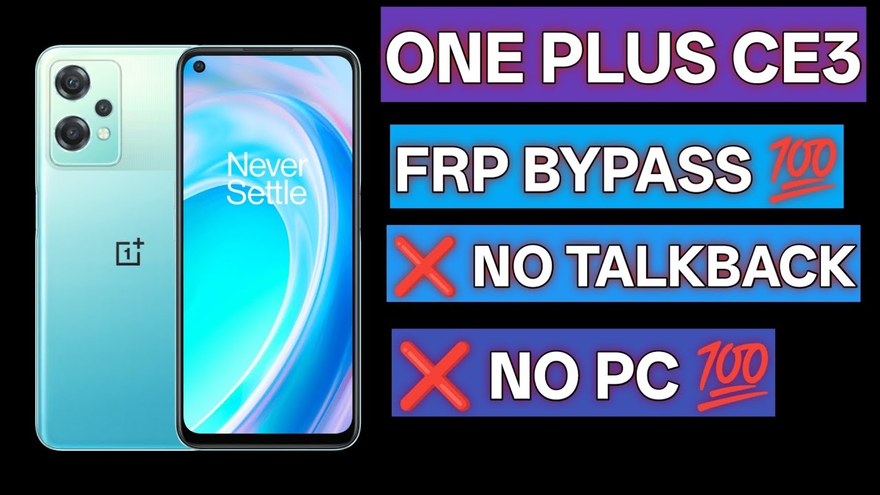 ONEPLUS|FRP|BYPASS|GMAIL|LOCK 🔒|REMOVE|2026|WORKING FRP bypass oneplus ce3 |