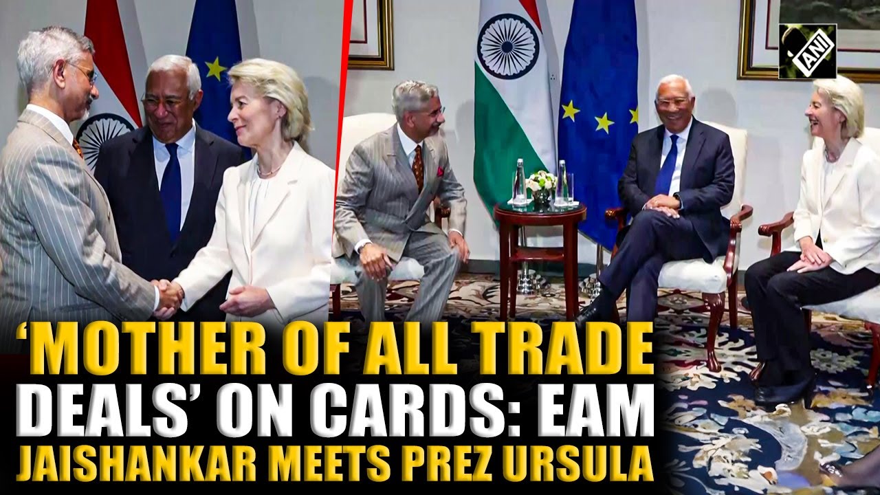 BREAKING: EAM Jaishankar meets European Council Prez Antonio Costa, EU Chief Ursula von der Leyen