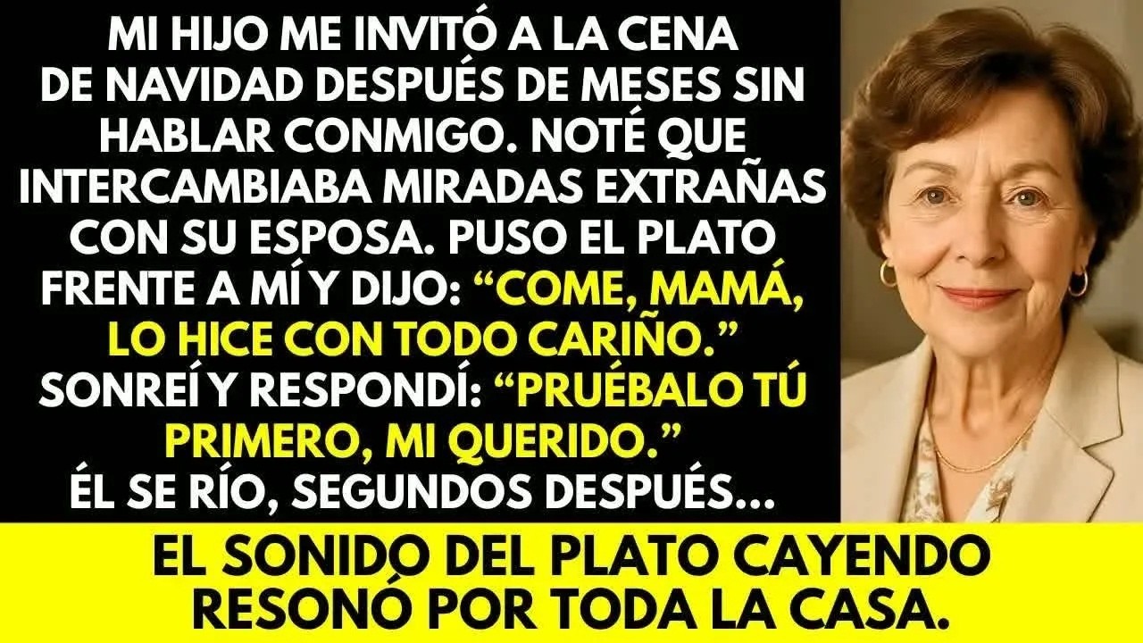 Mi hijo intentó envenenarme en la cena de Navidad; pero no imaginaba lo que estaba a punt