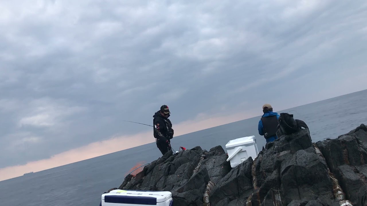 高知県大月　磯フカセ　釣行　国見ウキ