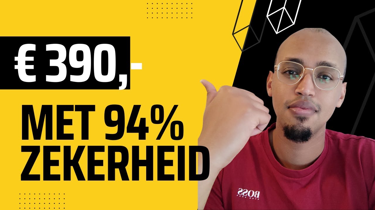 Opties schrijven en chill || 94% zekerheid om 390 dollar te verdienen