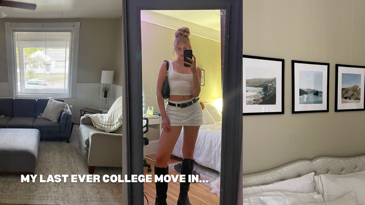 Moving in to my new college house! | Senior year at UWEC
