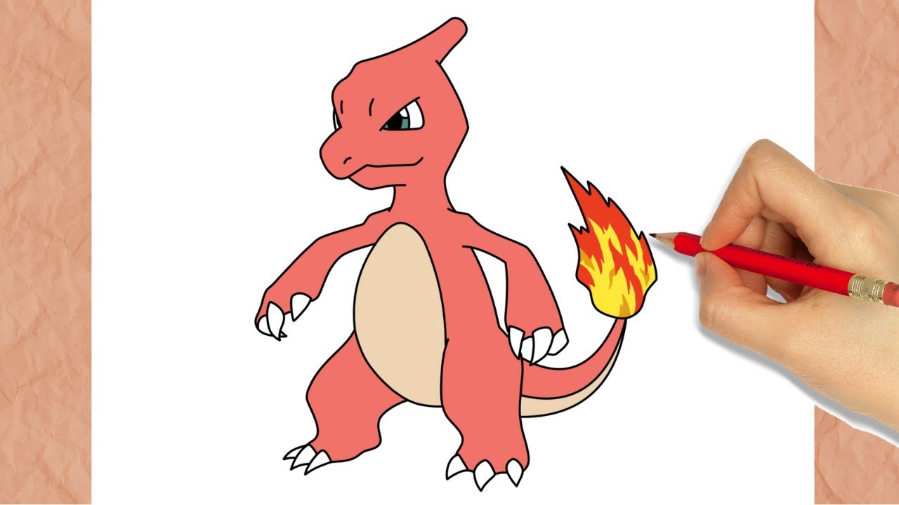 How to Draw CHARMELEON I POKÉMON