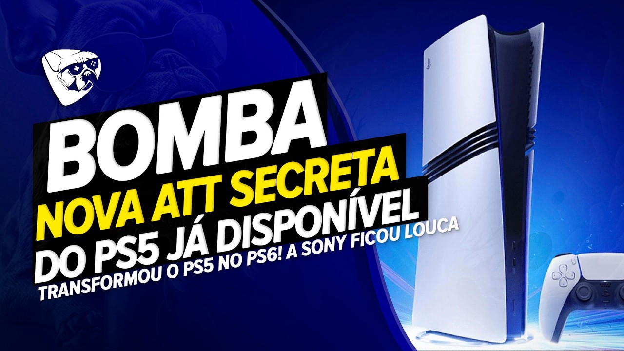 BOMBA! NOVA ATUALIZAÇÃO SECRETA Do PS5 JÁ DISPONÍVEL! TRANSFORMOU O PS5 No PS6! A SONY FICOU LOUCA