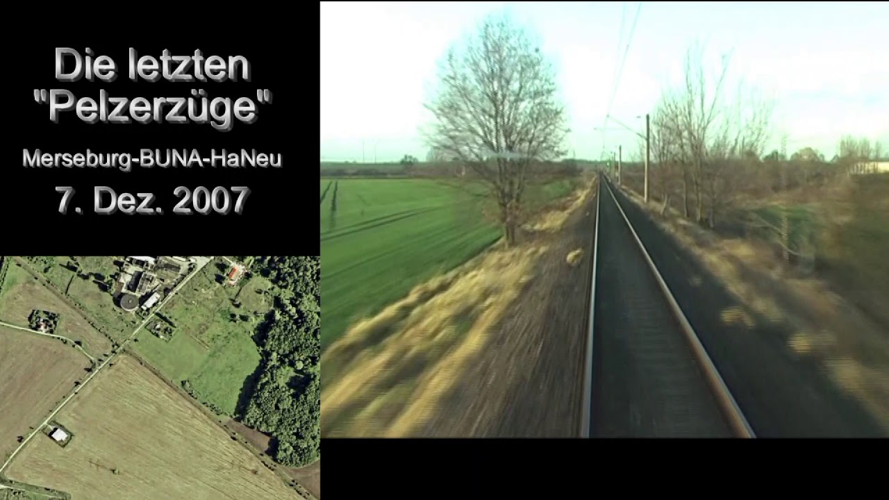 Auf der Schiene unterwegs - von Merseburg nach HalleNeustadt