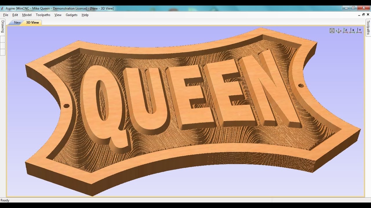 Aspire and VCarve Pro Tutorial: House Sign