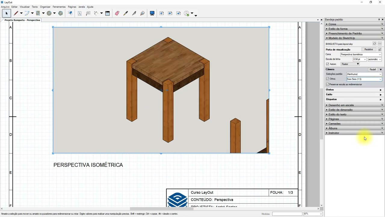 SketchUp - Layout - Vistas