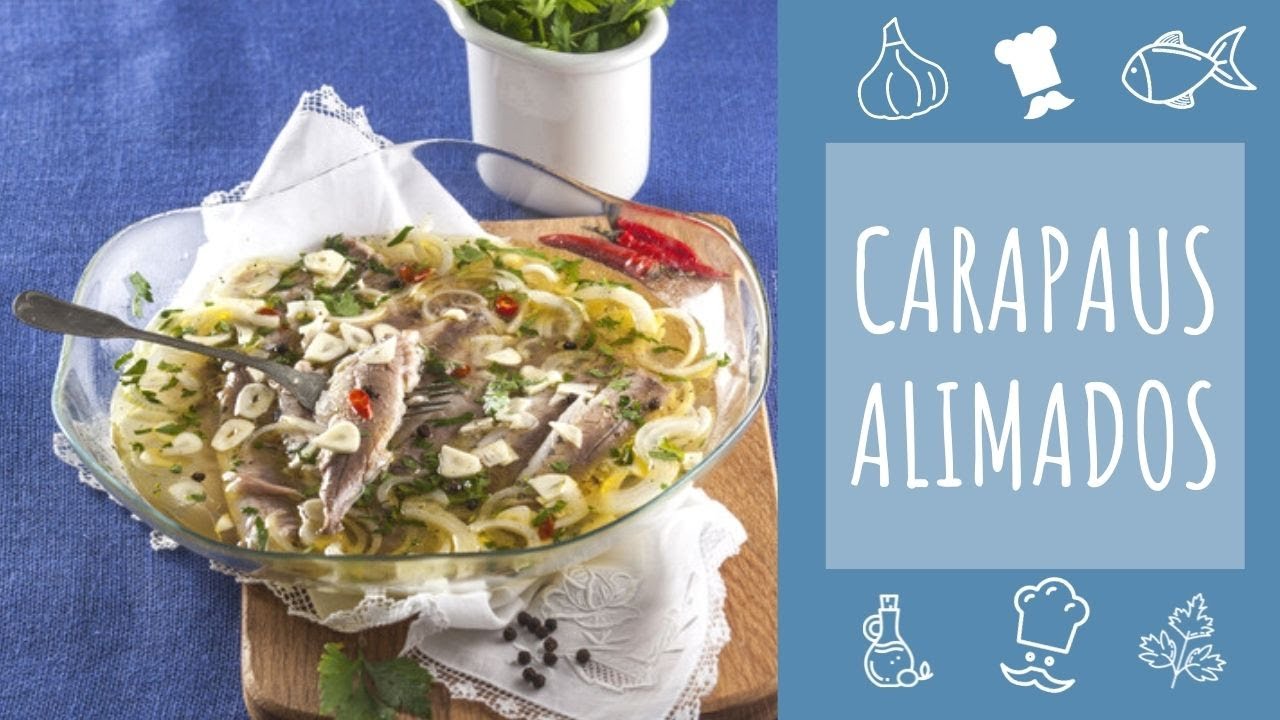 Carapaus alimados (receita simples e fresca) - TeleCulinária