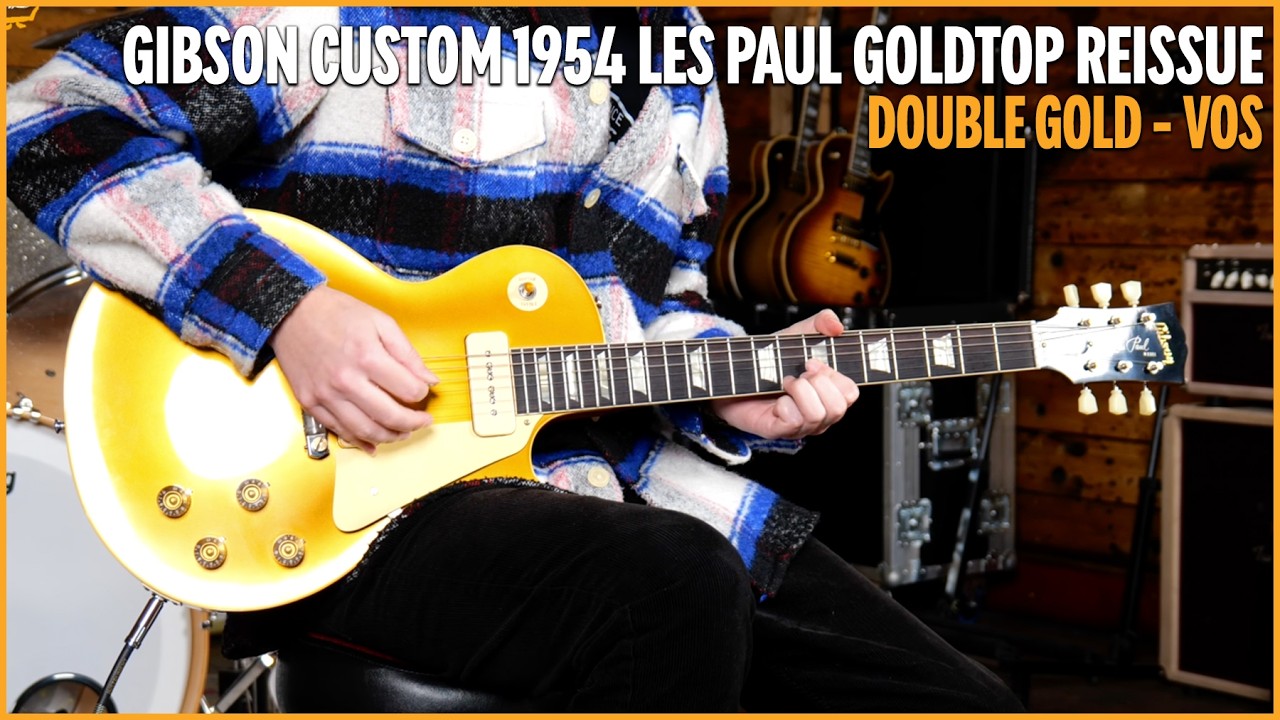 Gibson Custom 1954 Les Paul Goldtop Reissue | Double Gold - VOS
