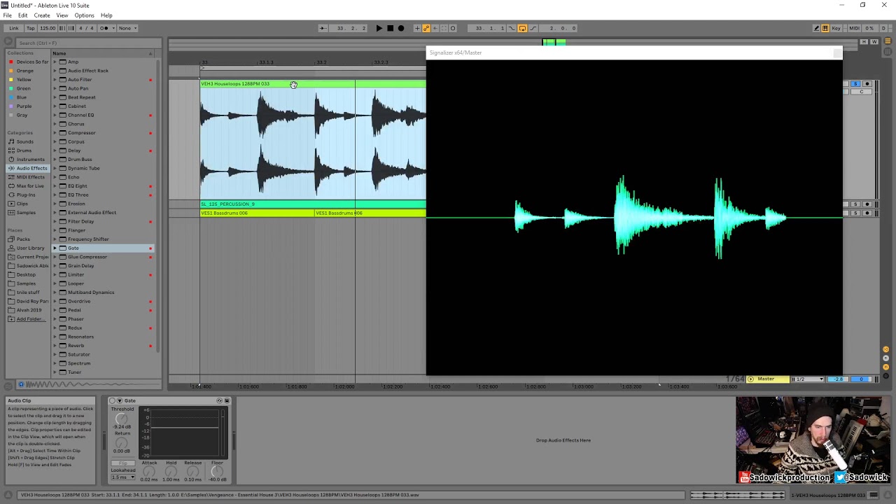 Ableton Live 10 Ultimate Tutorial 23 - Dynamics Processors In Use