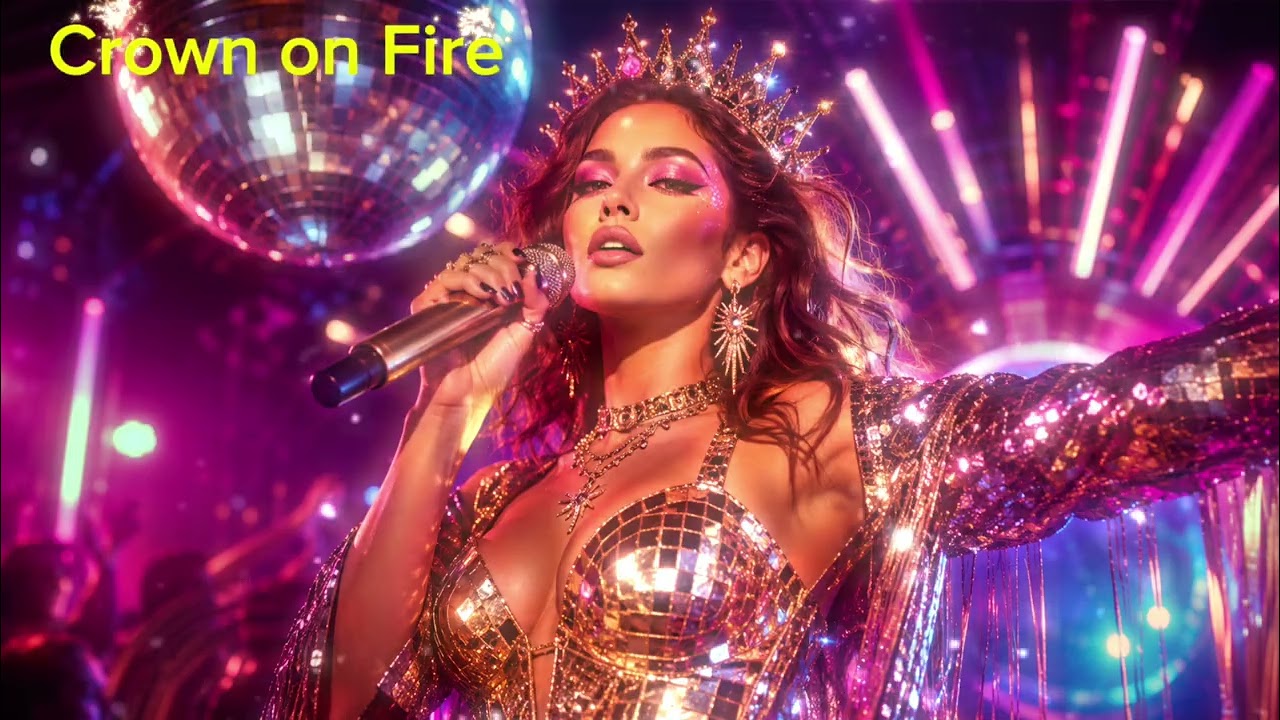 Crown on Fire｜Upbeat AI Disco Pop Song