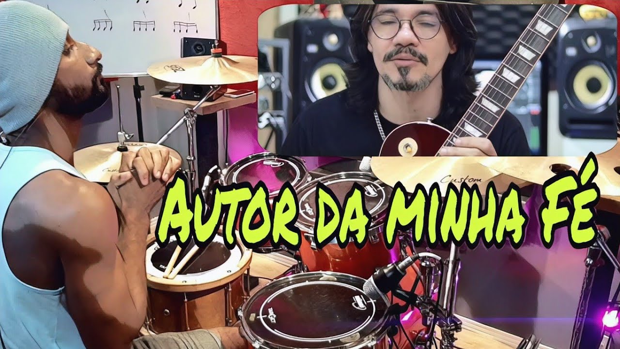 Autor da minha Fé drum cover Participação Ozielzinho