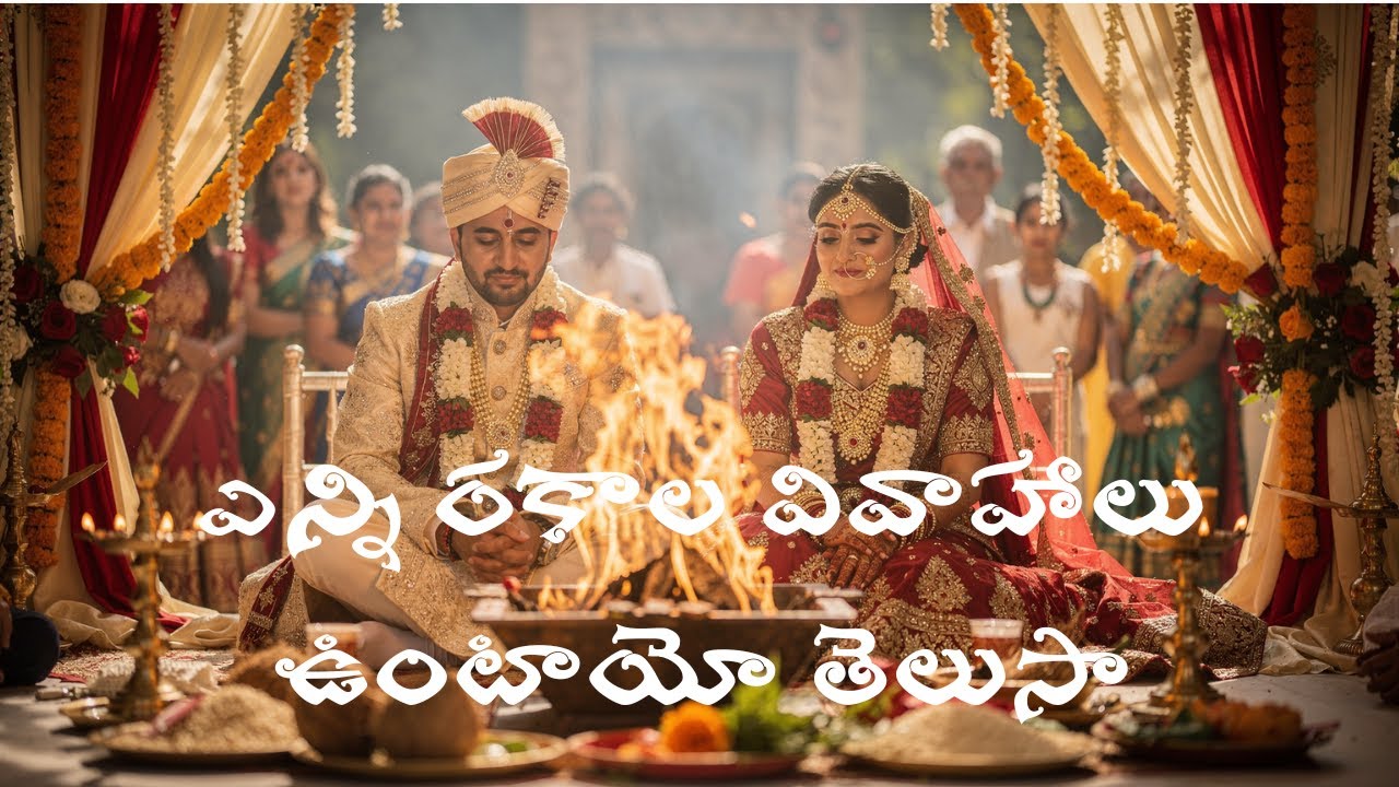 ఎన్ని రకాల వివాహాలు ఉంటాయో తెలుసా ? #vivaham