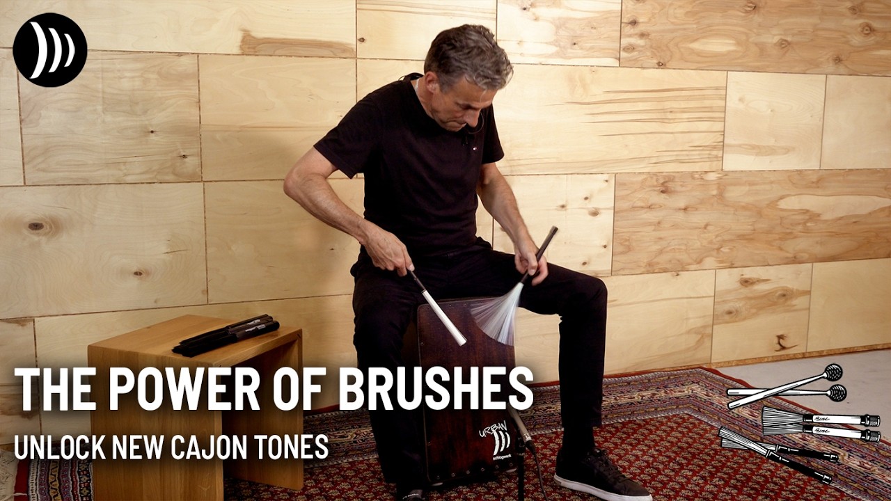 Discover New Cajon Sounds with Brushes #cajon #cajondrum #percussion #cajonlesson