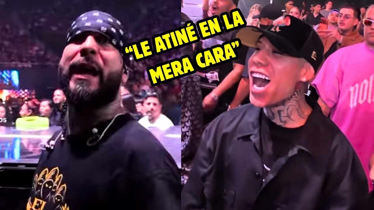 Esto dijo Santa Fe Klan después de aventarle una botella a Dharius