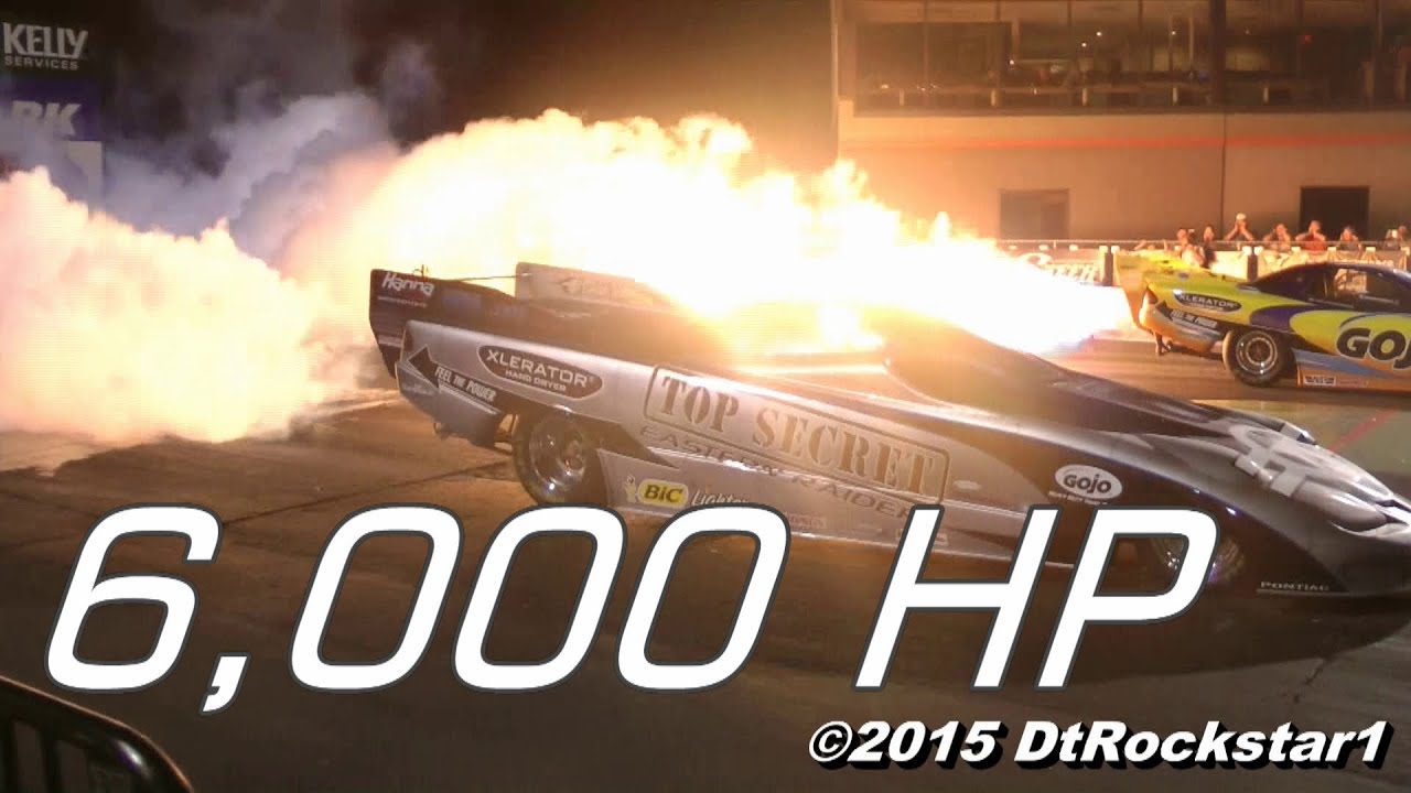 6,000 Horsepower! Jet Dragsters going 300 MPH
