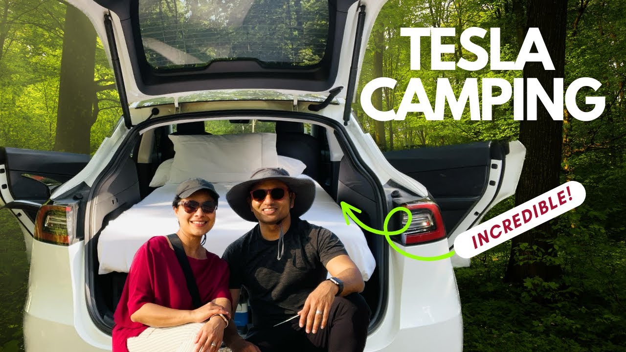 Sleeping In A Tesla - Epic Camping Adventure. Must Have Accessories, Pros & Cons, Model Y