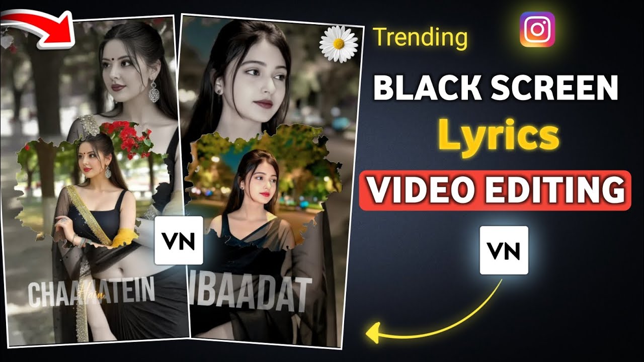 Instagram New Trending Video Editing | Instagram Trending Lyrics Video Editing 