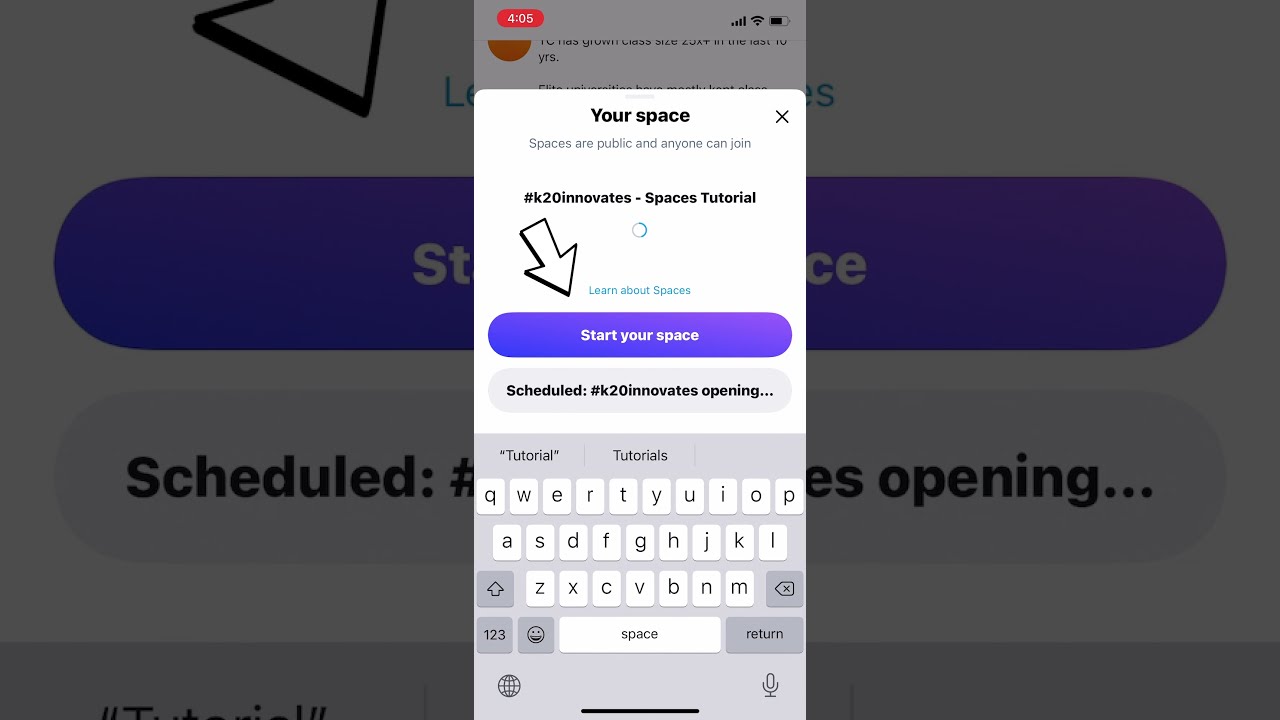 #k20innovates - Twitter Spaces Host Tutorial (short)