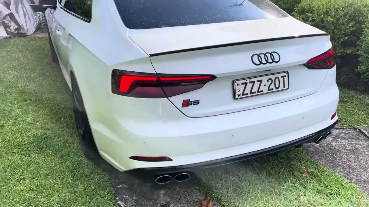 Audi B9 S5 2018 with EA839 3.0T engine good rockers and no piston slap - what normal sounds like