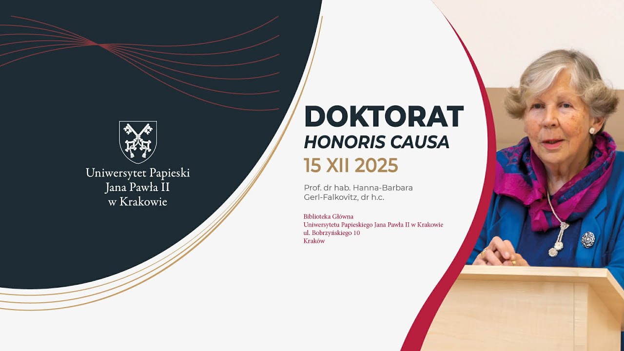 Doktorat honoris causa dla prof. dr hab. Hanny-Barbary Gerl-Falkovitz