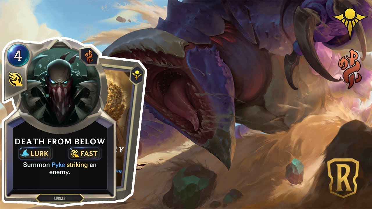 I GOT WINSTRIKE WITH LURK!!🔥 | PYKE + REK'SAI DECK | Legends of Runeterra