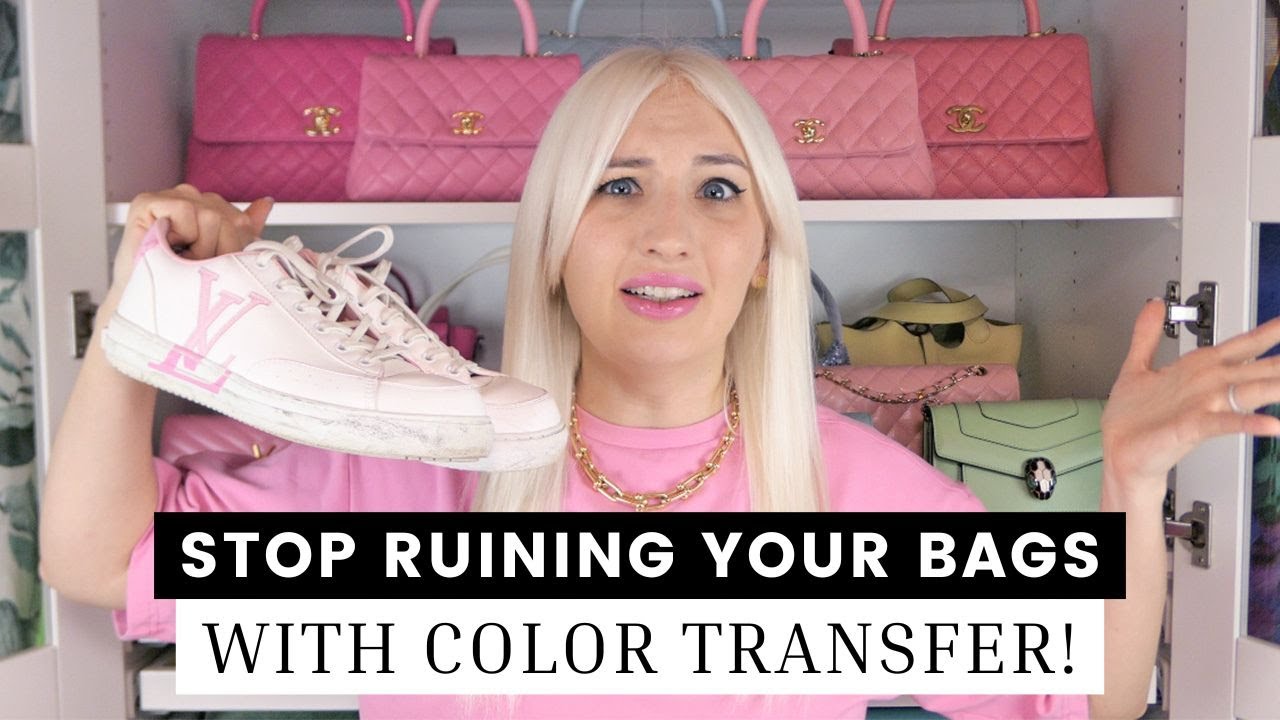 STOP RUINING YOUR DESIGNER BAGS WITH COLOR TRANSFER! | A Guide to Prevent and Remove Color Transfer