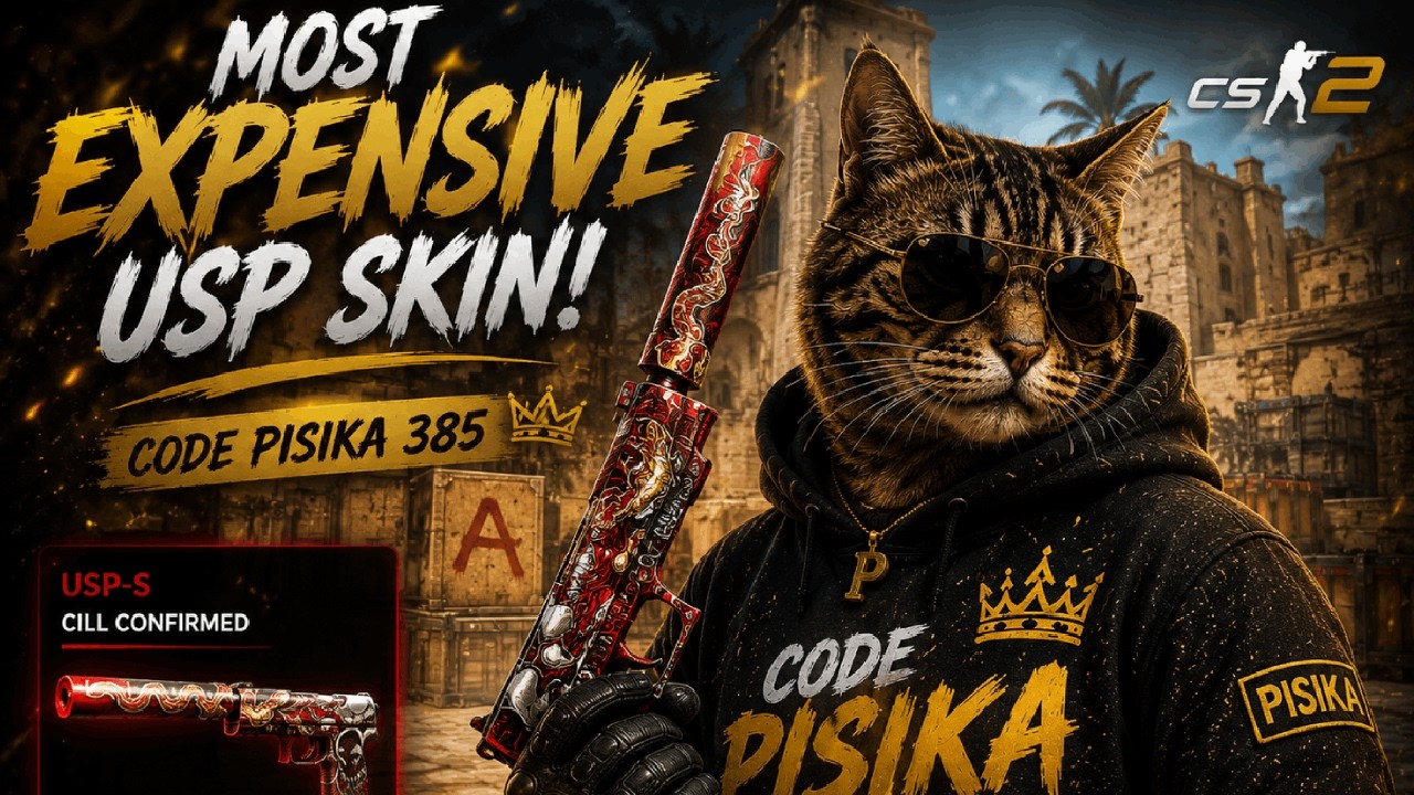 LAST CASE GAVE ME MOST EXPENSIVE USP!(GGCS2! USE:PISIKA387)